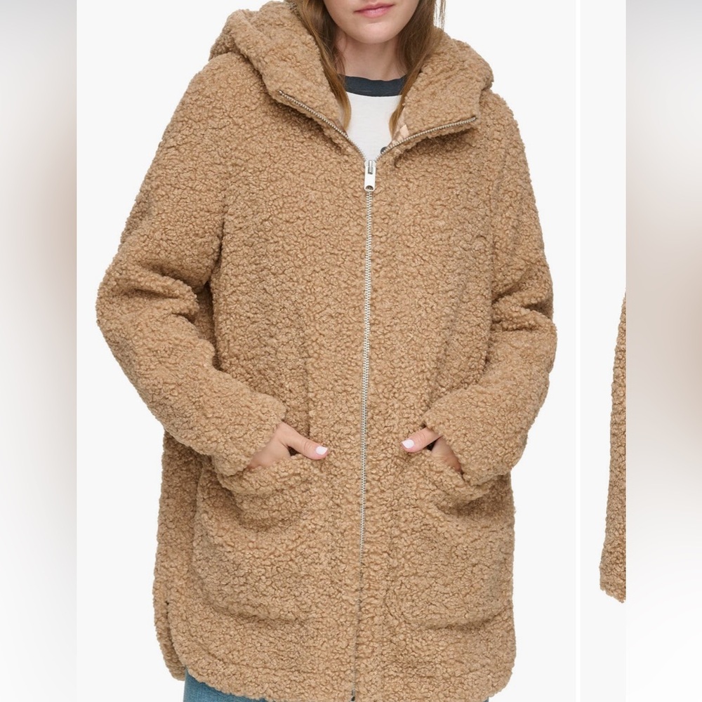 Andrew Marc Tan Teddy Jacket